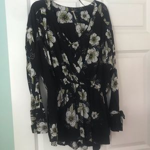 Black Tuscan Dreams Free People Tunic